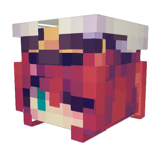 mar1meru Minecraft avatar head, 3D render