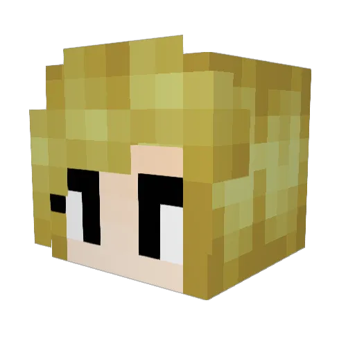 mar5333 Minecraft avatar head, 3D render