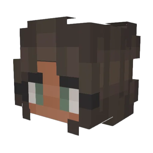 mara2705 Minecraft avatar head, 3D render