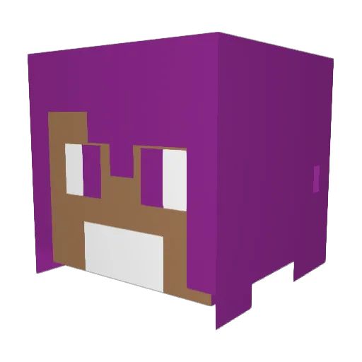 maracuja13 Minecraft avatar head, 3D render