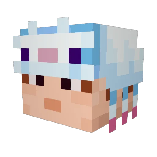 marael18 Minecraft avatar head, 3D render
