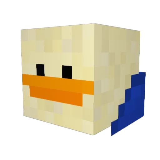 marafiggo Minecraft avatar head, 3D render