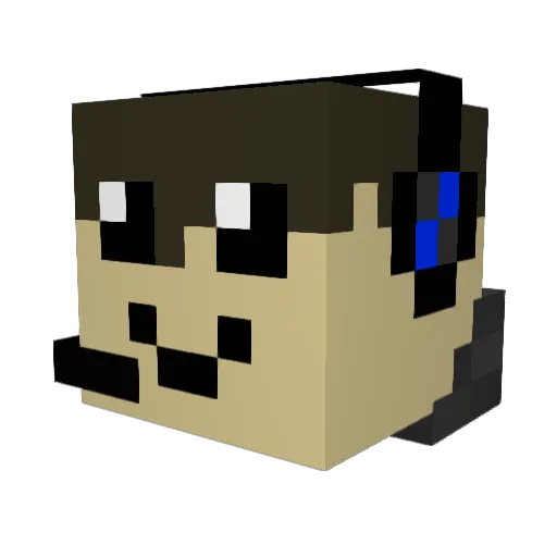 maralex96 Minecraft avatar head, 3D render
