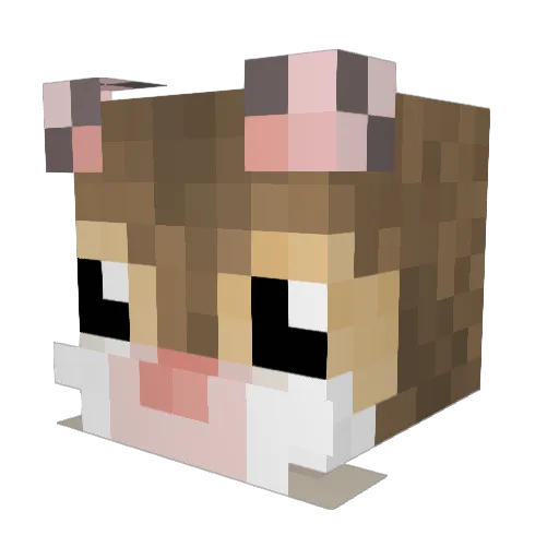 maramaramon Minecraft avatar head, 3D render