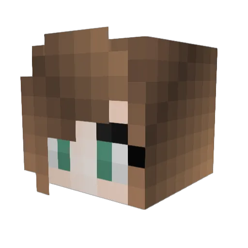 maranda555 Minecraft avatar head, 3D render