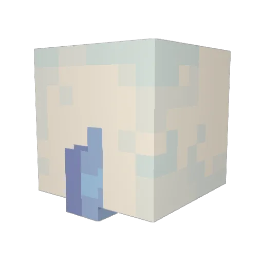 marara111 Minecraft avatar head, 3D render