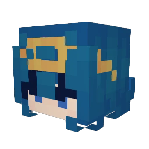marastruck Minecraft avatar head, 3D render