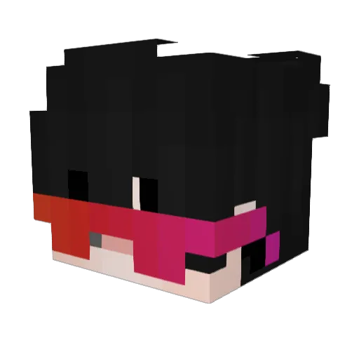 marazpars Minecraft avatar head, 3D render