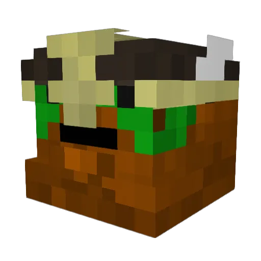 marb3 Minecraft avatar head, 3D render
