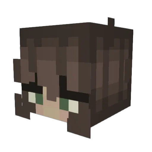 marbar2525 Minecraft avatar head, 3D render