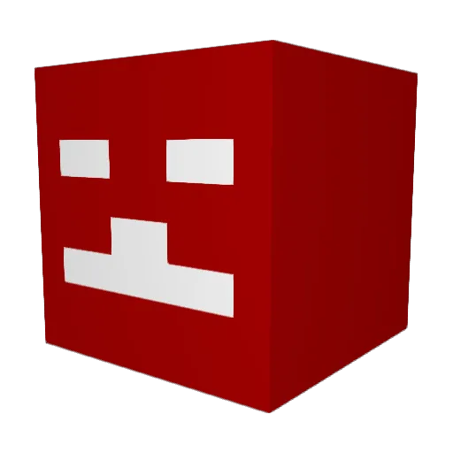 marberol Minecraft avatar head, 3D render