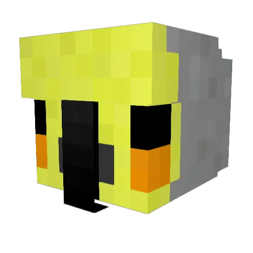 marbuc30 Minecraft avatar head, 3D render