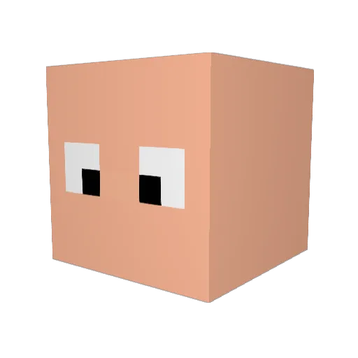 marc10122 Minecraft avatar head, 3D render