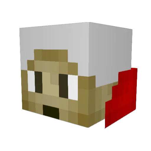 marc1125 Minecraft avatar head, 3D render