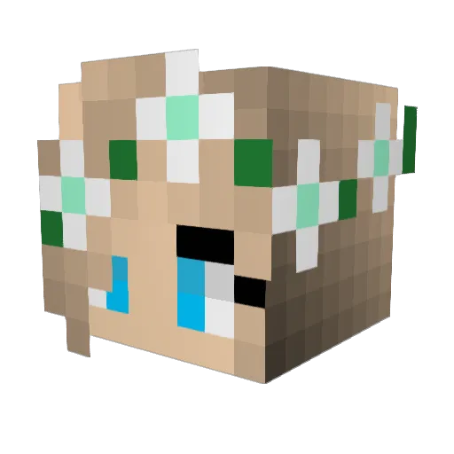 marc2100 Minecraft avatar head, 3D render