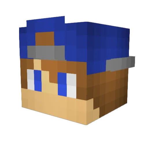 marc7476 Minecraft avatar head, 3D render