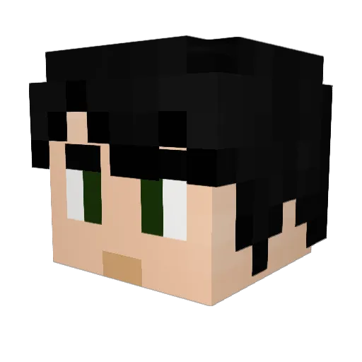 marcChungus Minecraft avatar head, 3D render