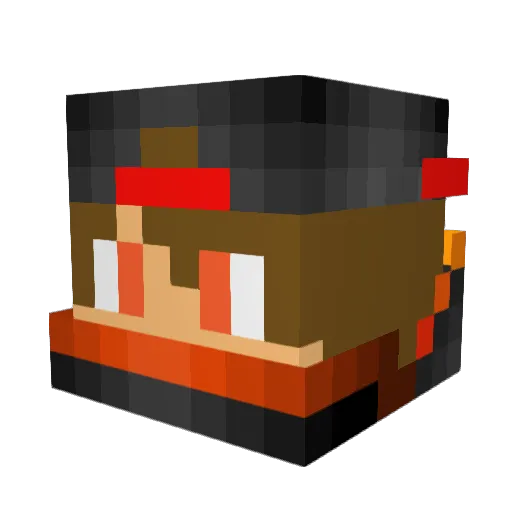 marc_marc Minecraft avatar head, 3D render