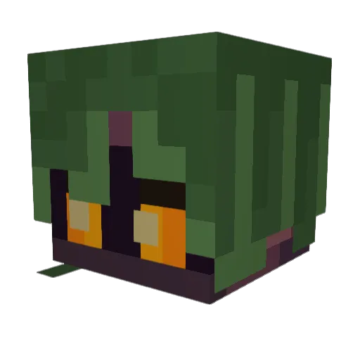 marcann Minecraft avatar head, 3D render