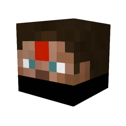 marcar8 Minecraft avatar head, 3D render