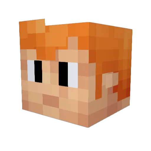 marcbawz Minecraft avatar head, 3D render