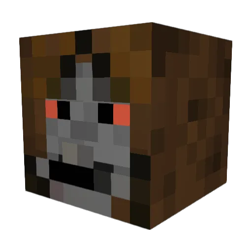 marcbosh Minecraft avatar head, 3D render