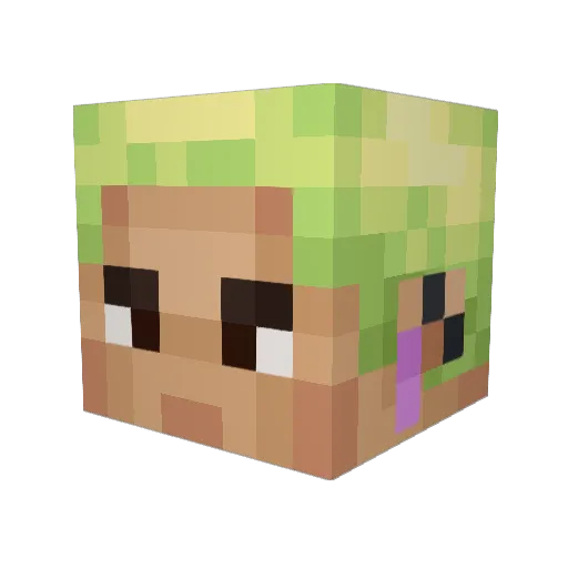 marceli17 Minecraft avatar head, 3D render