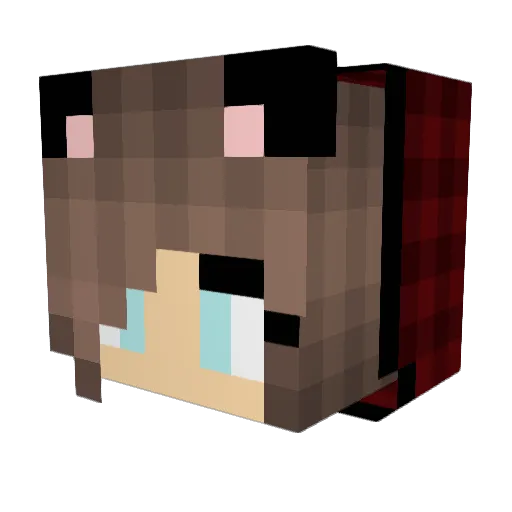 marcellagames Minecraft avatar head, 3D render