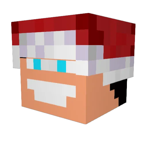 marcelo210 Minecraft avatar head, 3D render