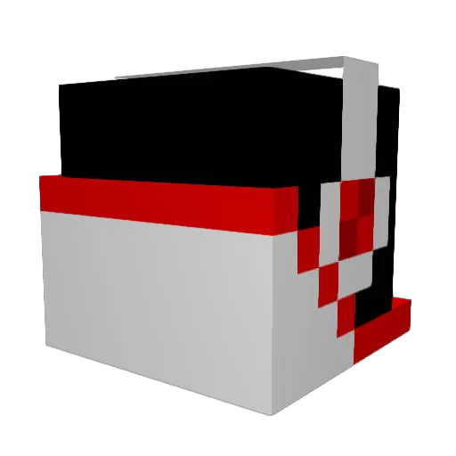 marcelofarias Minecraft avatar head, 3D render