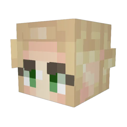 marchljus Minecraft avatar head, 3D render