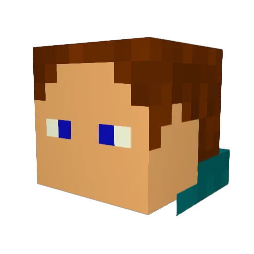 marci_g Minecraft avatar head, 3D render