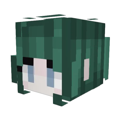marciipon3 Minecraft avatar head, 3D render