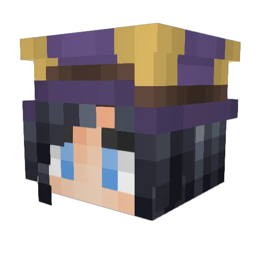 marcindi Minecraft avatar head, 3D render
