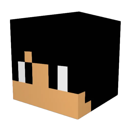 marcioscheibel Minecraft avatar head, 3D render