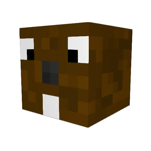 marcisdidor Minecraft avatar head, 3D render