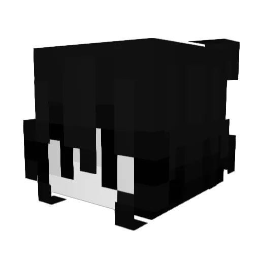 marciye Minecraft avatar head, 3D render