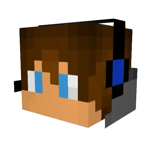 marcjime200 Minecraft avatar head, 3D render