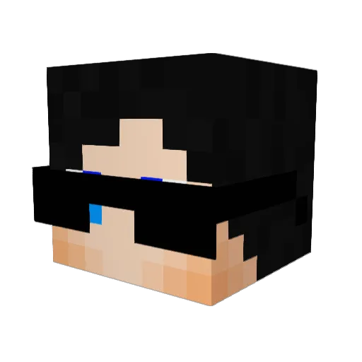 marcobth Minecraft avatar head, 3D render