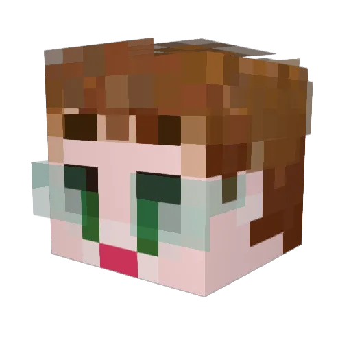 marcocant50 Minecraft avatar head, 3D render