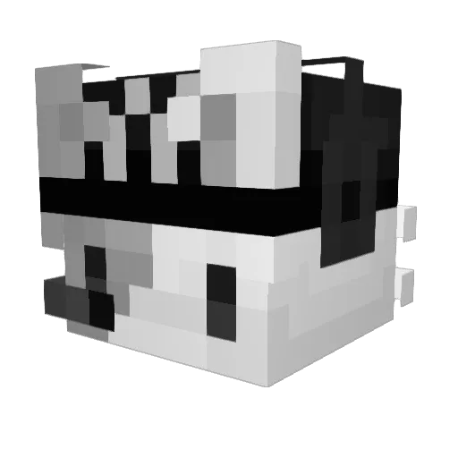 marcogx Minecraft avatar head, 3D render
