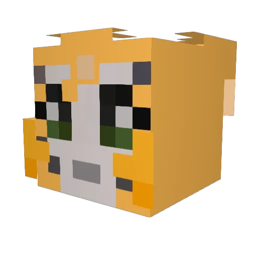 marcoharry Minecraft avatar head, 3D render