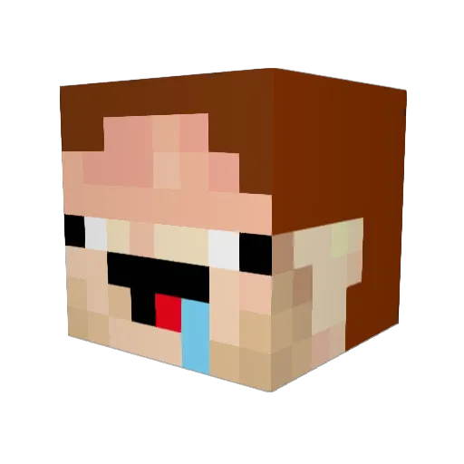 marcokur242 Minecraft avatar head, 3D render