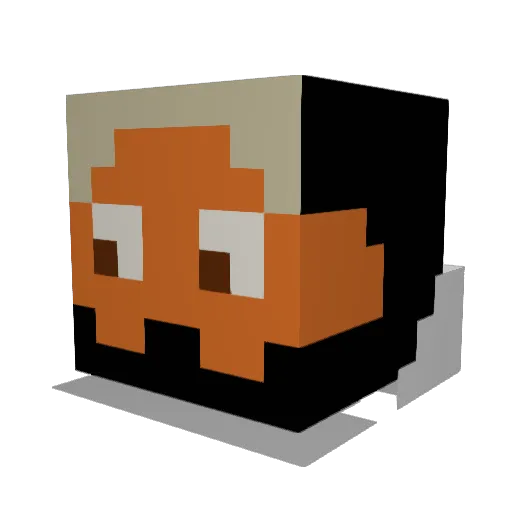marcoman16 Minecraft avatar head, 3D render