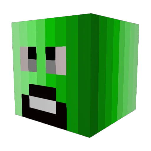 marcomines Minecraft avatar head, 3D render