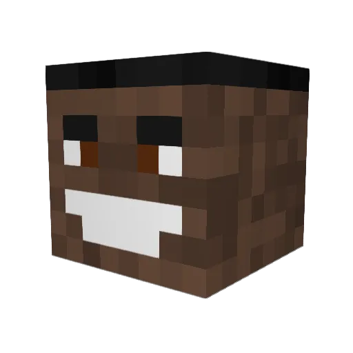 marcon60hz Minecraft avatar head, 3D render