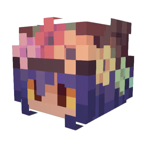 marcosillo1 Minecraft avatar head, 3D render