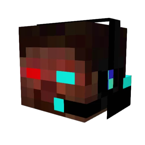 marcosm9 Minecraft avatar head, 3D render