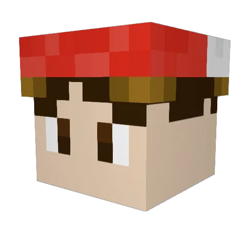 marcosthiago12 Minecraft avatar head, 3D render