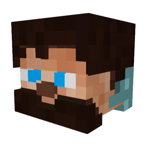 marcp6 Minecraft avatar head, 3D render